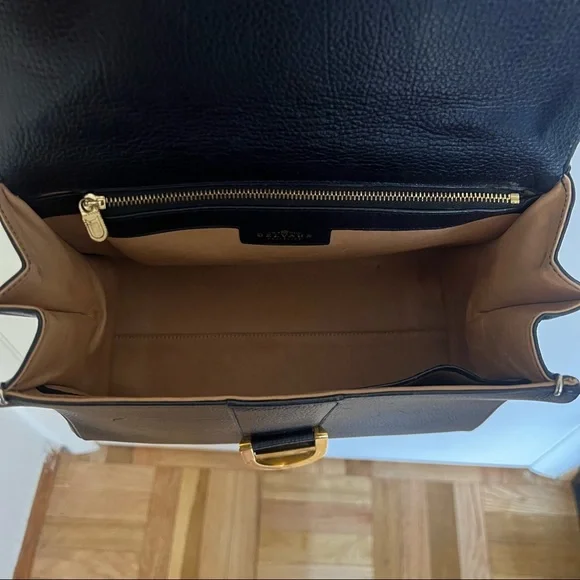 Delvaux Navy Blue Leather Brillant Handbag - Picture 8 of 11